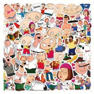 Random Family Guy Stickers Funny Cartoon Adult Skateboard Laptop Decal Set of 10